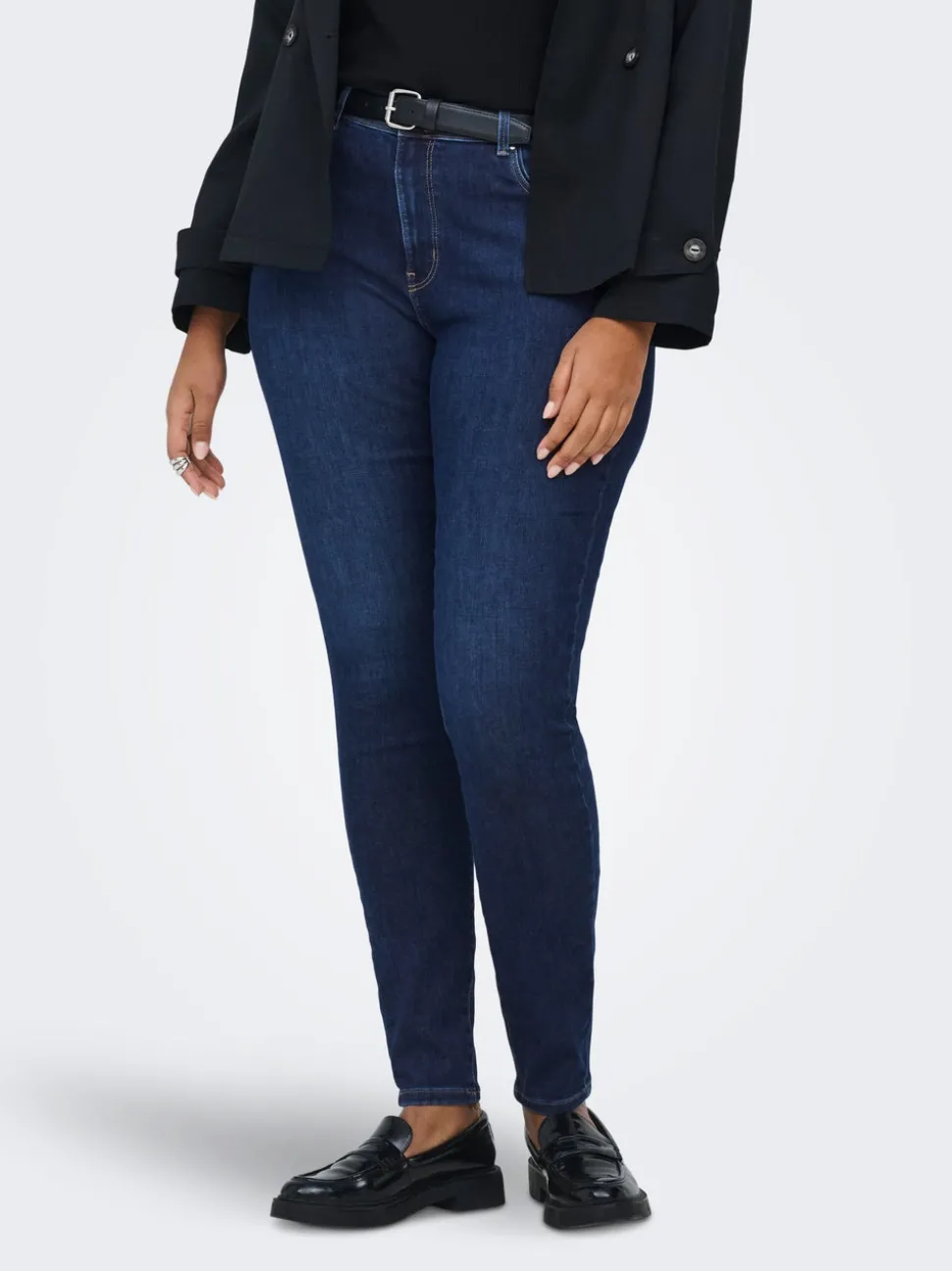 CARALLY Middels høy midje Skinny Fit Jeans