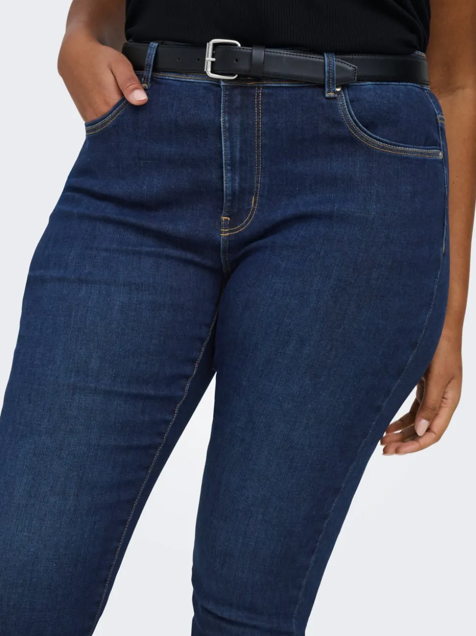 CARALLY Middels høy midje Skinny Fit Jeans
