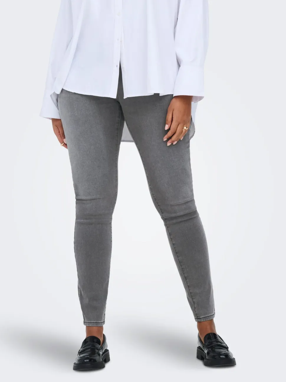 CARALLY Middels høy midje Skinny Fit Jeans