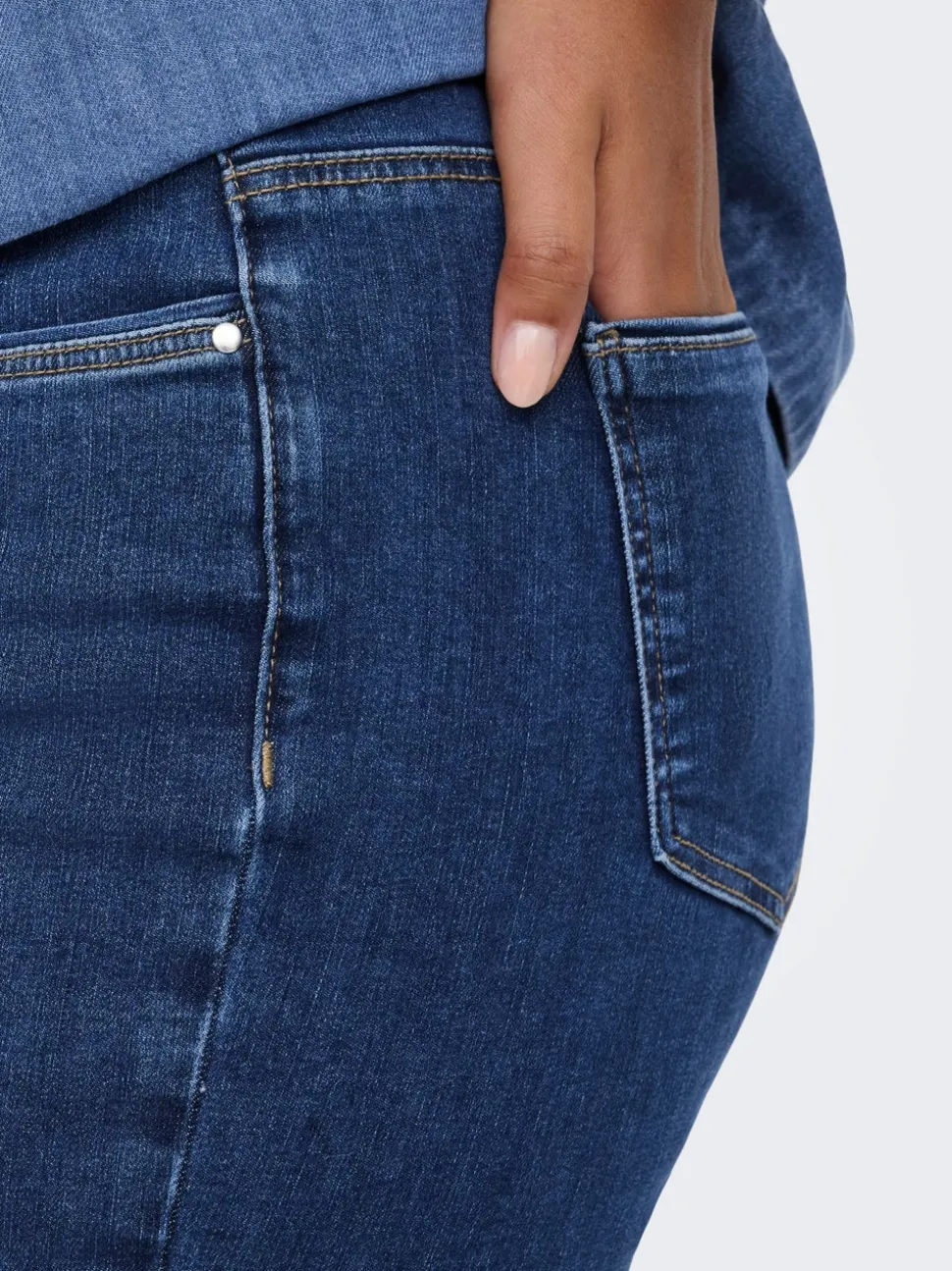 CARALLY Middels høy midje Skinny Fit Jeans