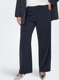 CARALYA Wide Leg Fit Bukser med vide ben