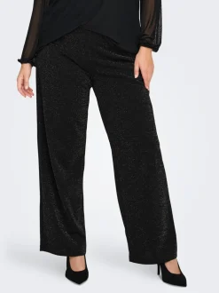 CARALYA Wide Leg Fit Bukser med vide ben