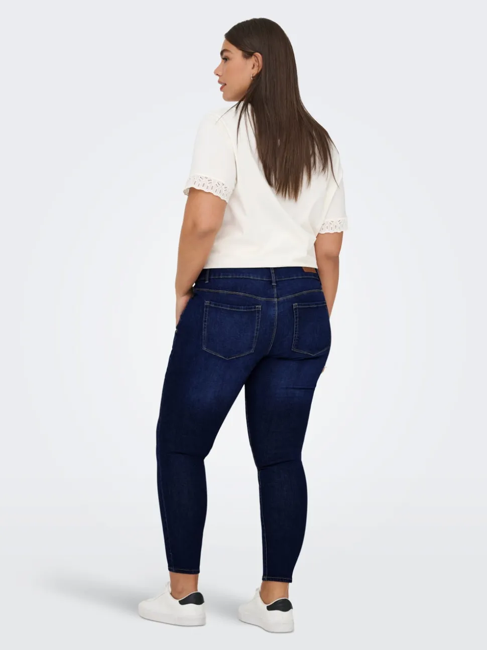 CARANNA Høy midje Skinny Fit Ankellengde Jeans
