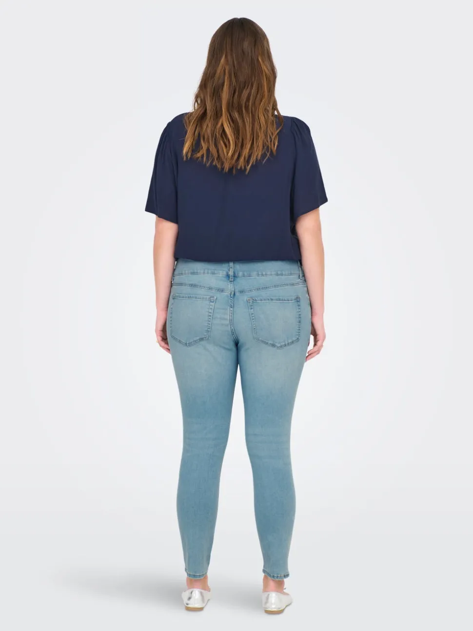 CARANNA Høy midje Skinny Fit Ankellengde Jeans