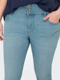 CARANNA Høy midje Skinny Fit Ankellengde Jeans