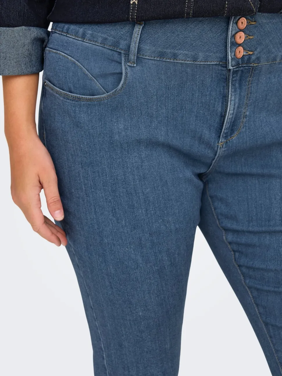 CARANNA Middels høy midje Skinny Fit Jeans