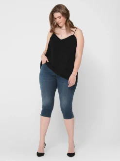 CARAUGUSTA Høy midje Skinny Fit Denimshorts