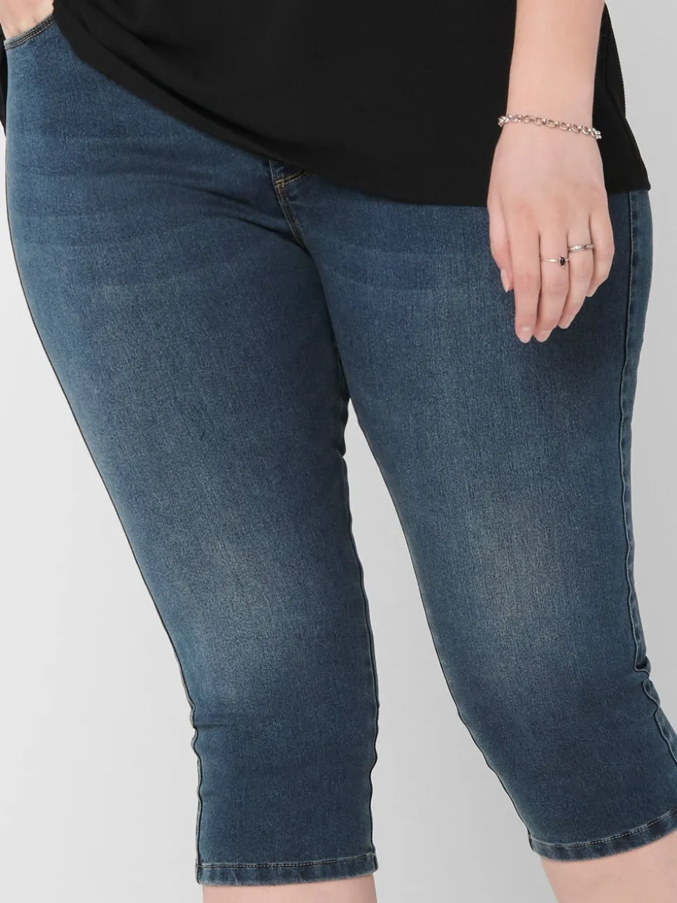 CARAUGUSTA Høy midje Skinny Fit Denimshorts