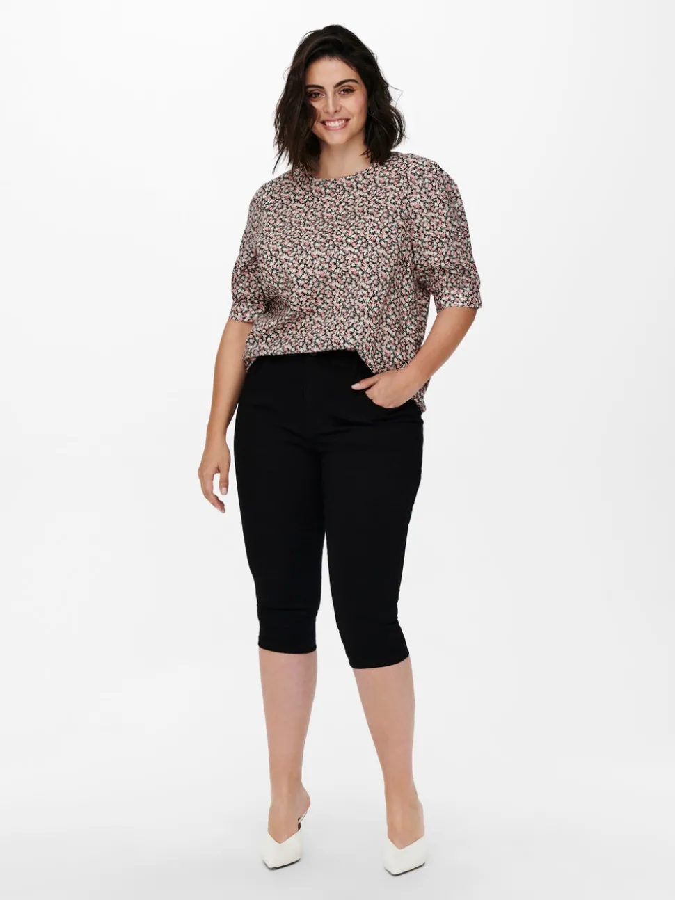 CARAUGUSTA Høy midje Skinny Fit Denimshorts