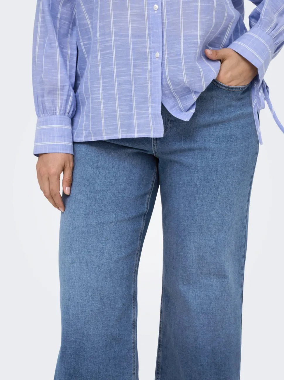 CARBILLY Høy midje Wide Leg Fit Jeans