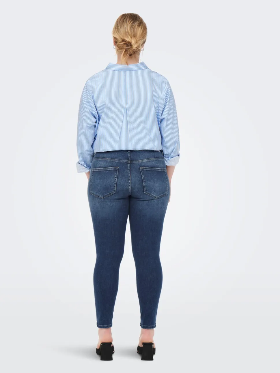 CARBOBBI Skinny Fit Ankellengde Jeans