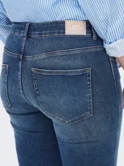 CARBOBBI Skinny Fit Ankellengde Jeans