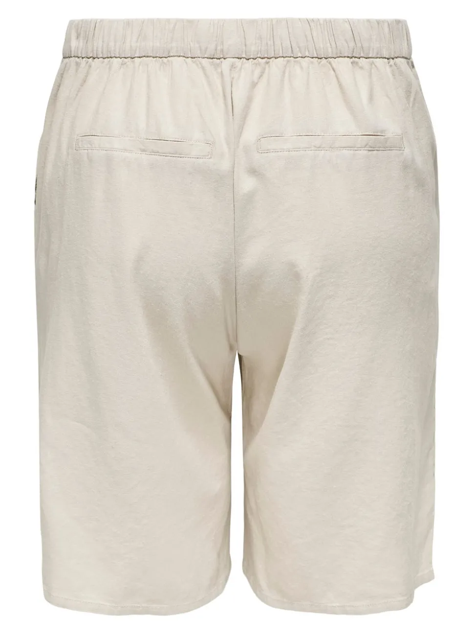 CARCARO Høy midje Regular Fit Lin Bermudashorts