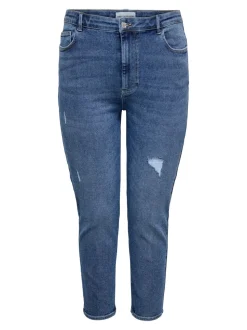 CARCATWALK Høy midje Mom Fit Ankellengde Jeans