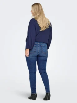 CARCRUZ Høy midje Skinny Fit Ankellengde Jeans