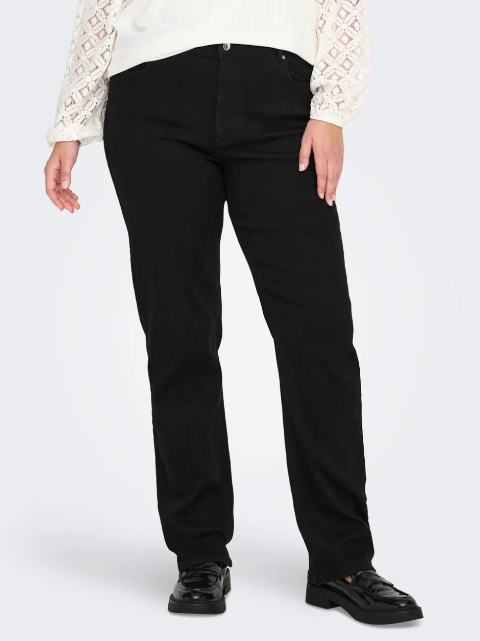 CARCRUZ Høy midje Straight Fit Jeans
