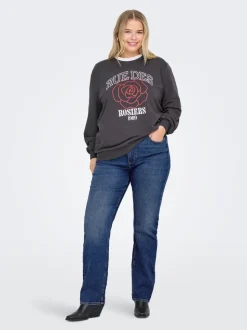 CARCRUZ Høy midje Straight Fit Jeans