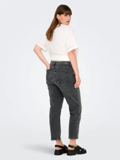 CAREMILY Høy midje Straight Fit Jeans
