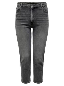 CAREMILY Høy midje Straight Fit Jeans