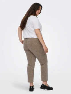 CAREMILY Høy midje Straight Fit Ankellengde Jeans