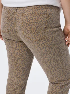 CAREMILY Høy midje Straight Fit Ankellengde Jeans