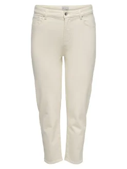 CAREMILY Høy midje Straight Fit Jeans