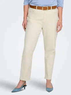 CAREMILY Høy midje Straight Fit Jeans