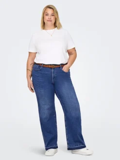 CAREMMY Høy midje Wide Leg Fit Jeans