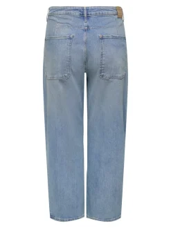 CARFRANKIE Høy midje Barrel-passform Ankellengde Jeans