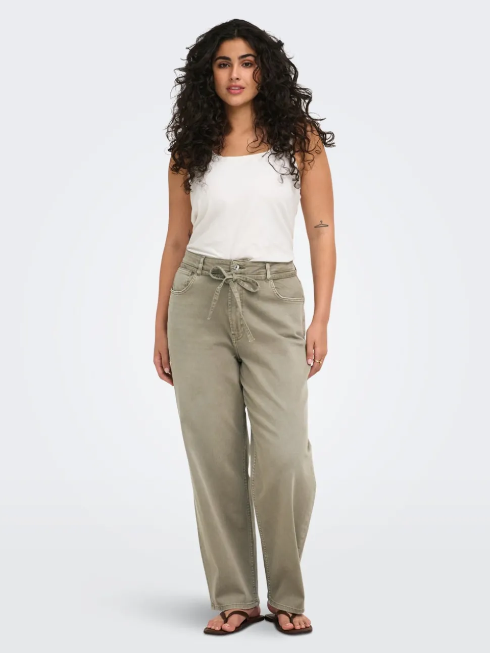 CARGIANNA Middels høy midje Straight Fit Jeans