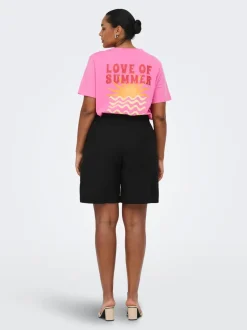 CARGOA Loose fit Lin Skreddersydd shorts