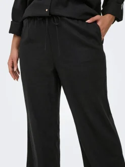 CARGOA Straight Fit Lin Bukser