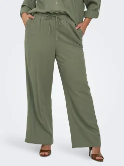 CARGOA Straight Fit Lin Bukser