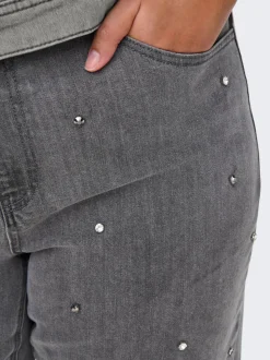 CARHOPE Høy midje Wide Leg Fit Jeans