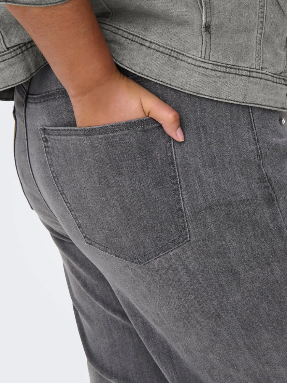 CARHOPE Høy midje Wide Leg Fit Jeans