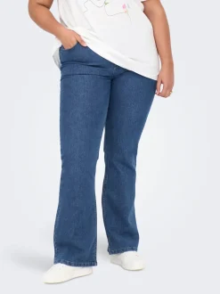 CARHUSH Middels høy midje Flared Fit Jeans