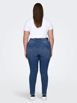 CARICONIC Høy midje Skinny Fit Ankellengde Jeans