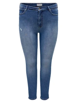 CARICONIC Høy midje Skinny Fit Ankellengde Jeans