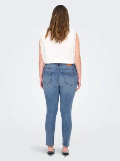 CARICONIC Høy midje Skinny Fit Ankellengde Jeans