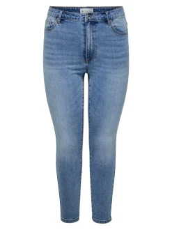 CARICONIC Høy midje Skinny Fit Ankellengde Jeans