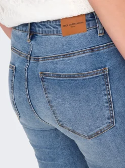 CARICONIC Høy midje Skinny Fit Ankellengde Jeans