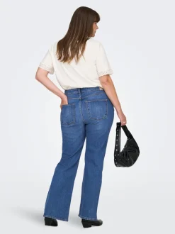 CARJUICY Høy midje Flared Fit Jeans