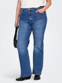 CARJUICY Høy midje Flared Fit Jeans