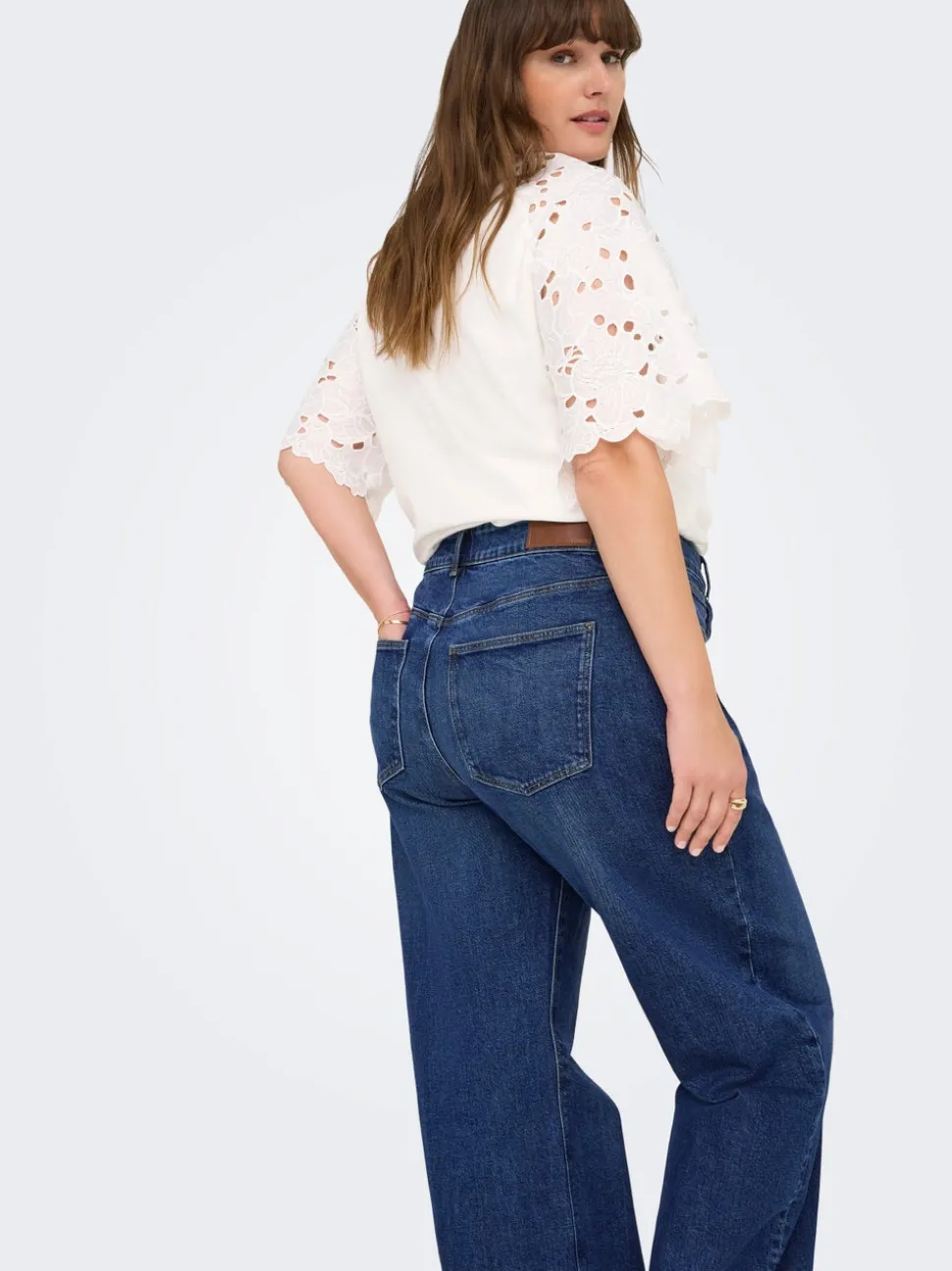 CARJUICY Høy midje Wide Leg Fit Jeans