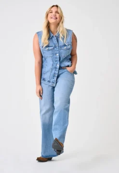 CARJUICY Høy midje Wide Leg Fit Jeans