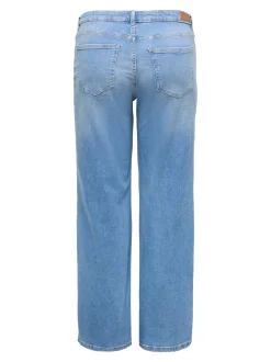 CARJULLES Lav midje Wide Leg Fit Jeans