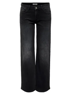 CARJULLES Lav midje Wide Leg Fit Jeans