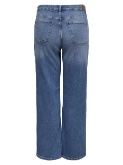 CARJULLES Middels høy midje Wide Leg Fit Jeans