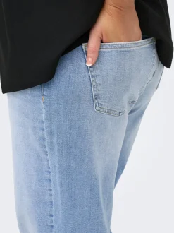 CARJULLES Middels høy midje Wide Leg Fit Jeans