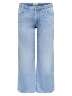 CARJULLES Middels høy midje Wide Leg Fit Jeans